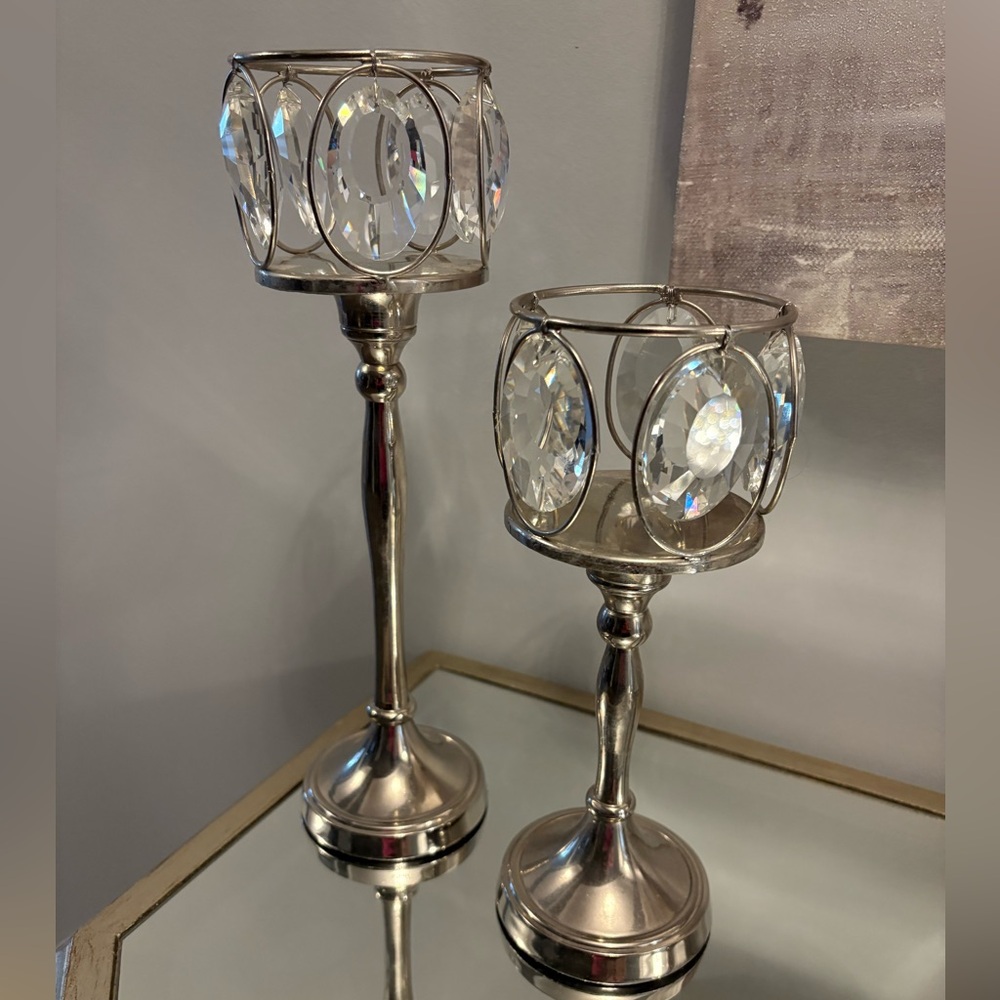 Urban barn gorgeous candle holders Excellent condition